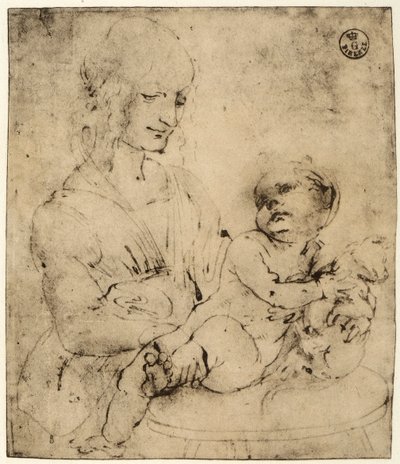 Studio di una Madonna con Bambino da Leonardo da Vinci